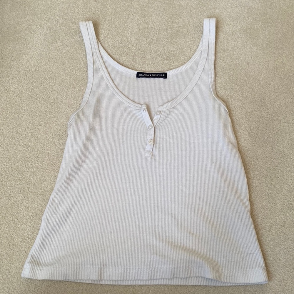 White brandy Melville tank